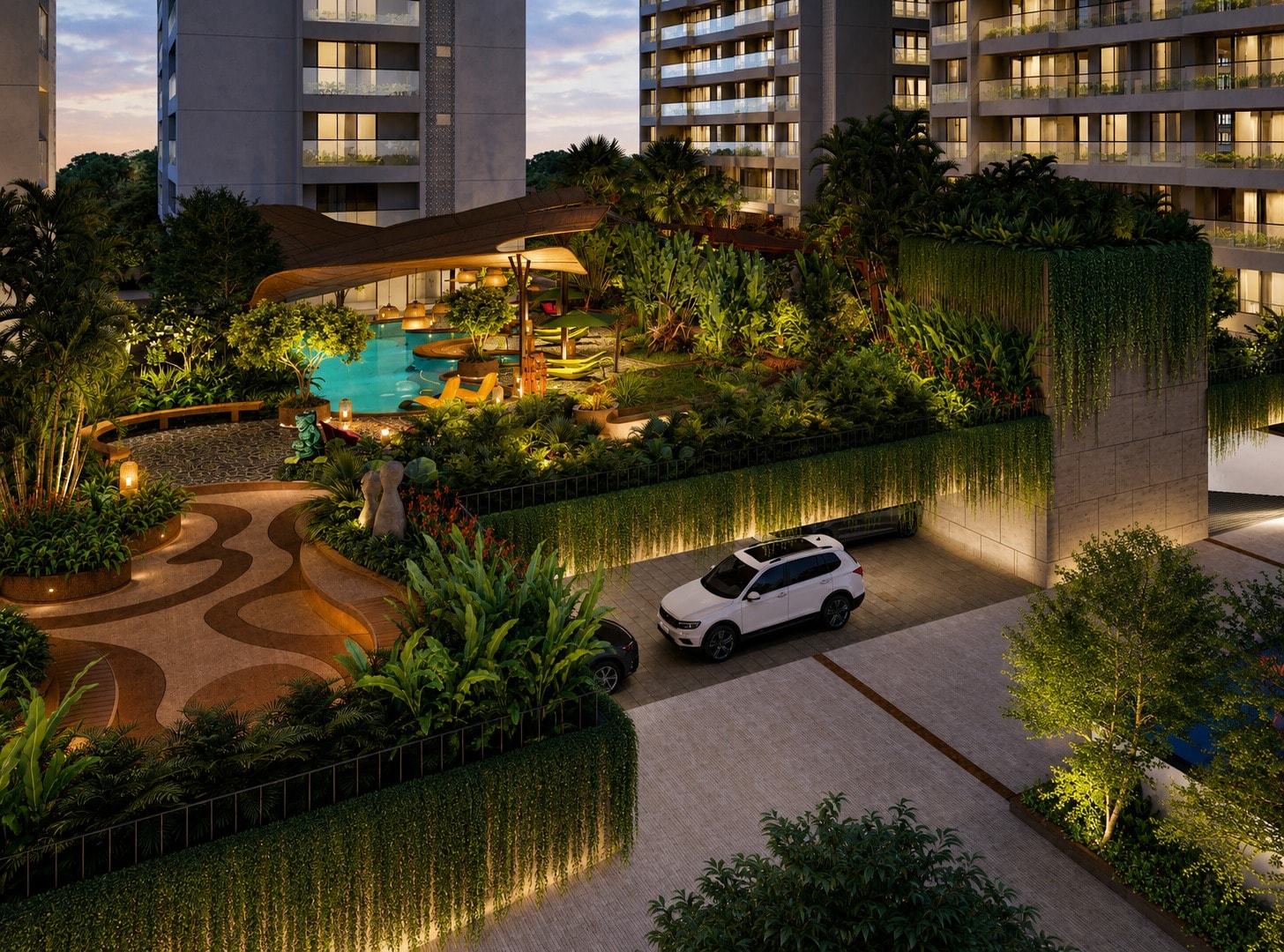 Dev Ashish The Gate X - 3 BHK apartment for buy-new in Raysan, Gandhinagar - main view