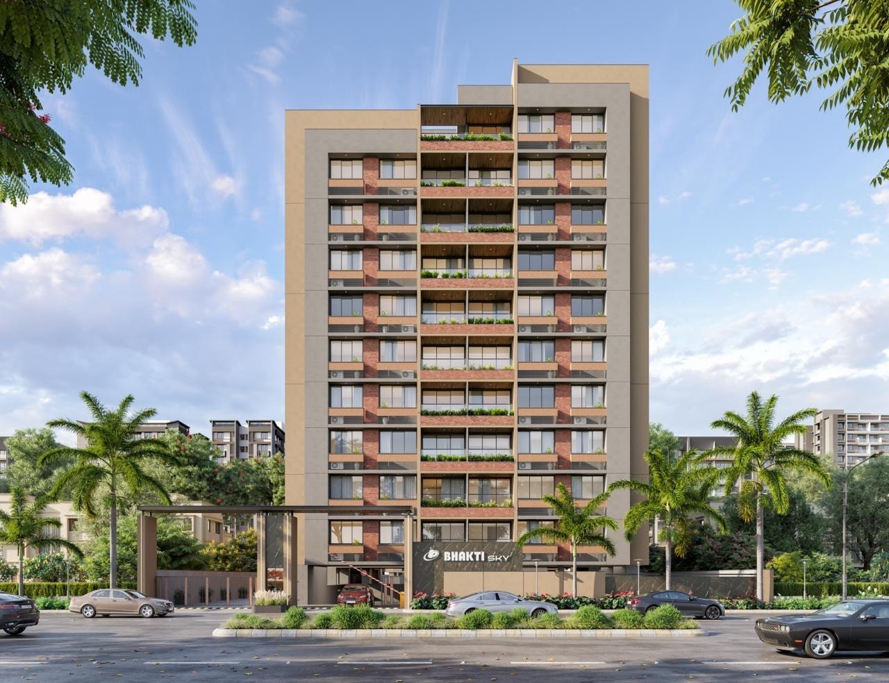 Bhakti Sky - exterior view in Ahmedabad