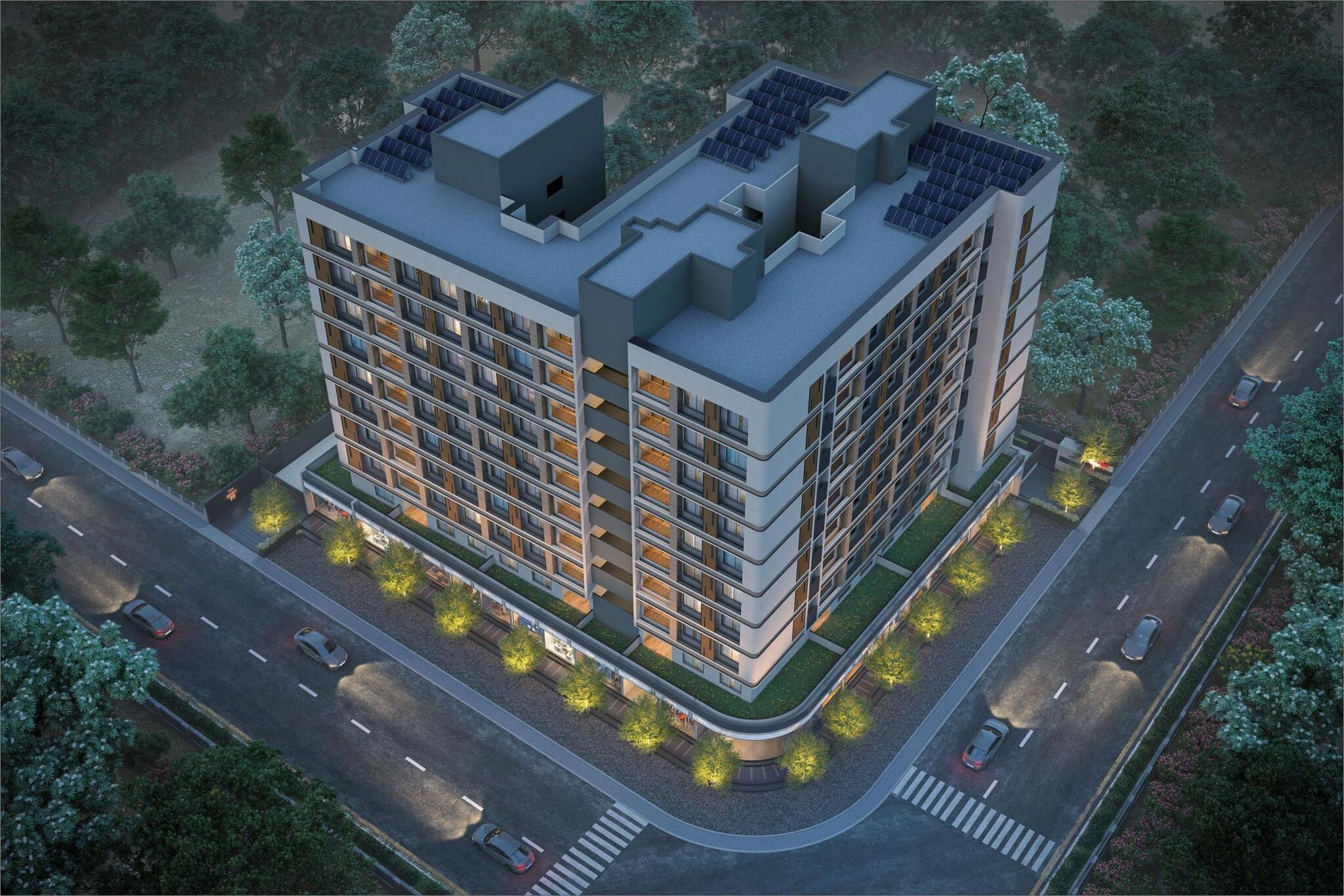 Uma Shlok 99 - 2 BHK apartment for buy-new in Chandkheda, Ahmedabad - main view