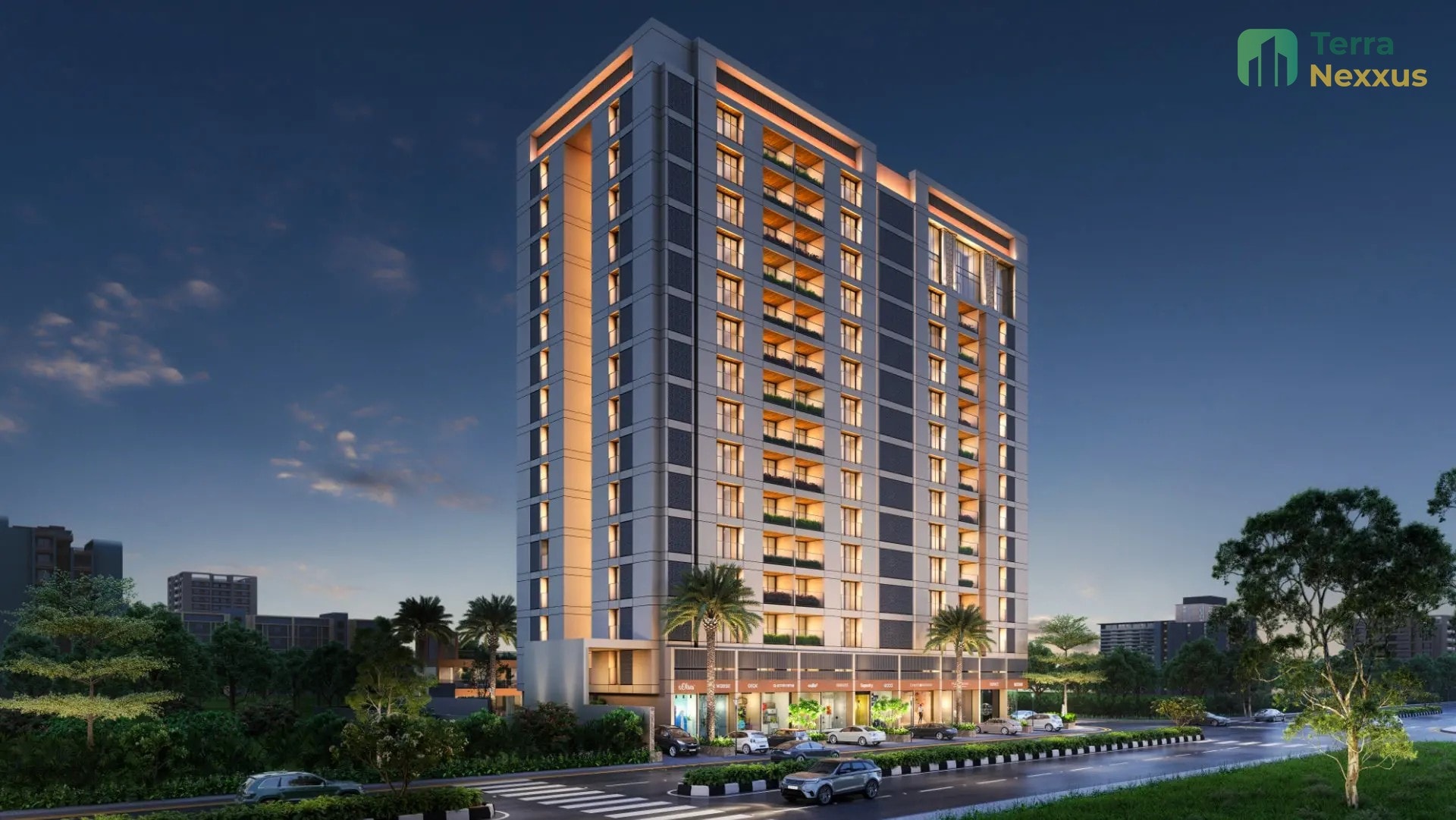 3 BHK Apartment in Aditya Antilia, Zundal, Ahmedabad - 3 BHK apartment for buy-new in Zundal, Ahmedabad - main view