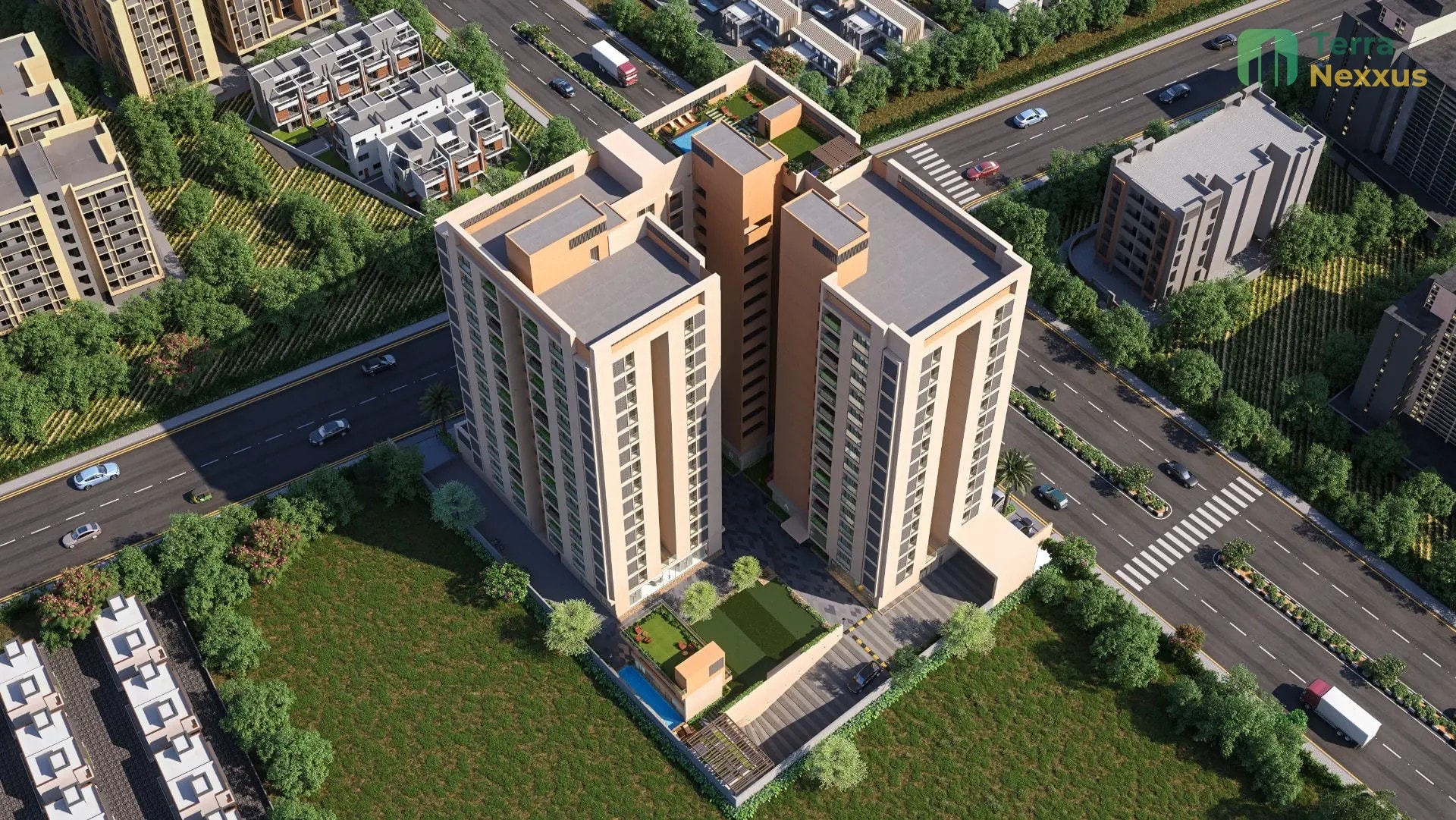 3 BHK Apartment in Aditya Antilia, Zundal, Ahmedabad - exterior view in Ahmedabad