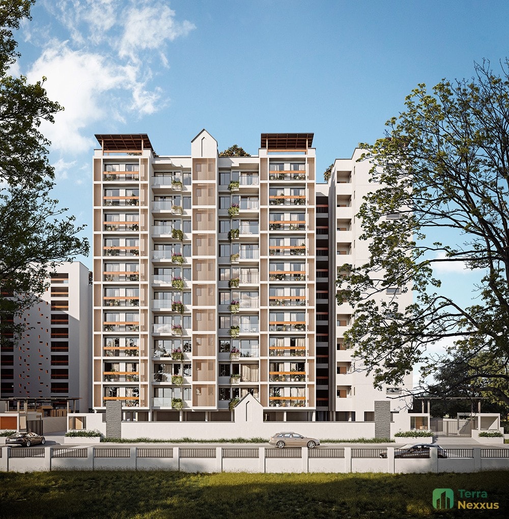 2 BHK Apartment in B / Ethics, Bopal, Ahmedabad - 2 BHK apartment for buy-new in Bopal, Ahmedabad - main view