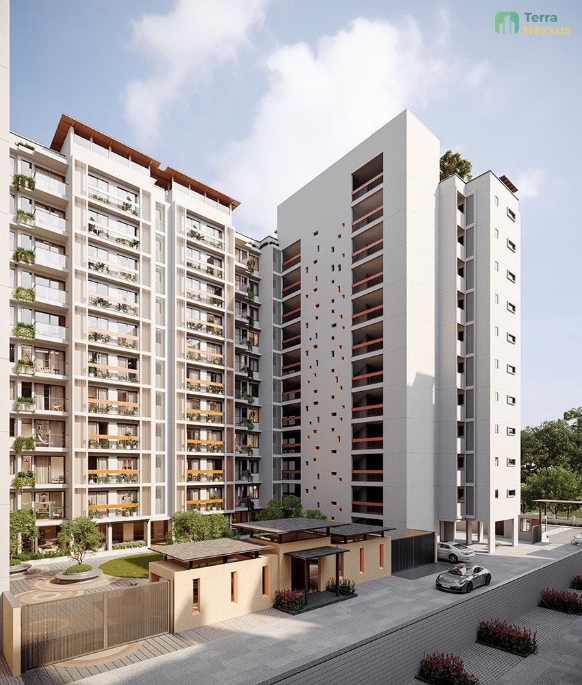2 BHK Apartment in B / Ethics, Bopal, Ahmedabad - exterior view in Ahmedabad