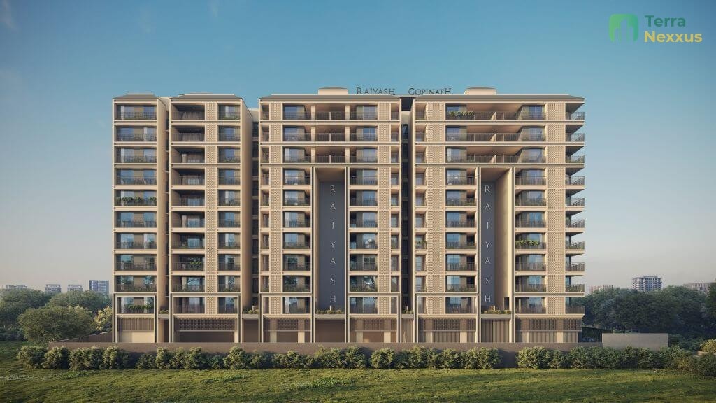 3 BHK Apartment in Rajyash Gopinath, Vasna, Ahmedabad - side view in Ahmedabad