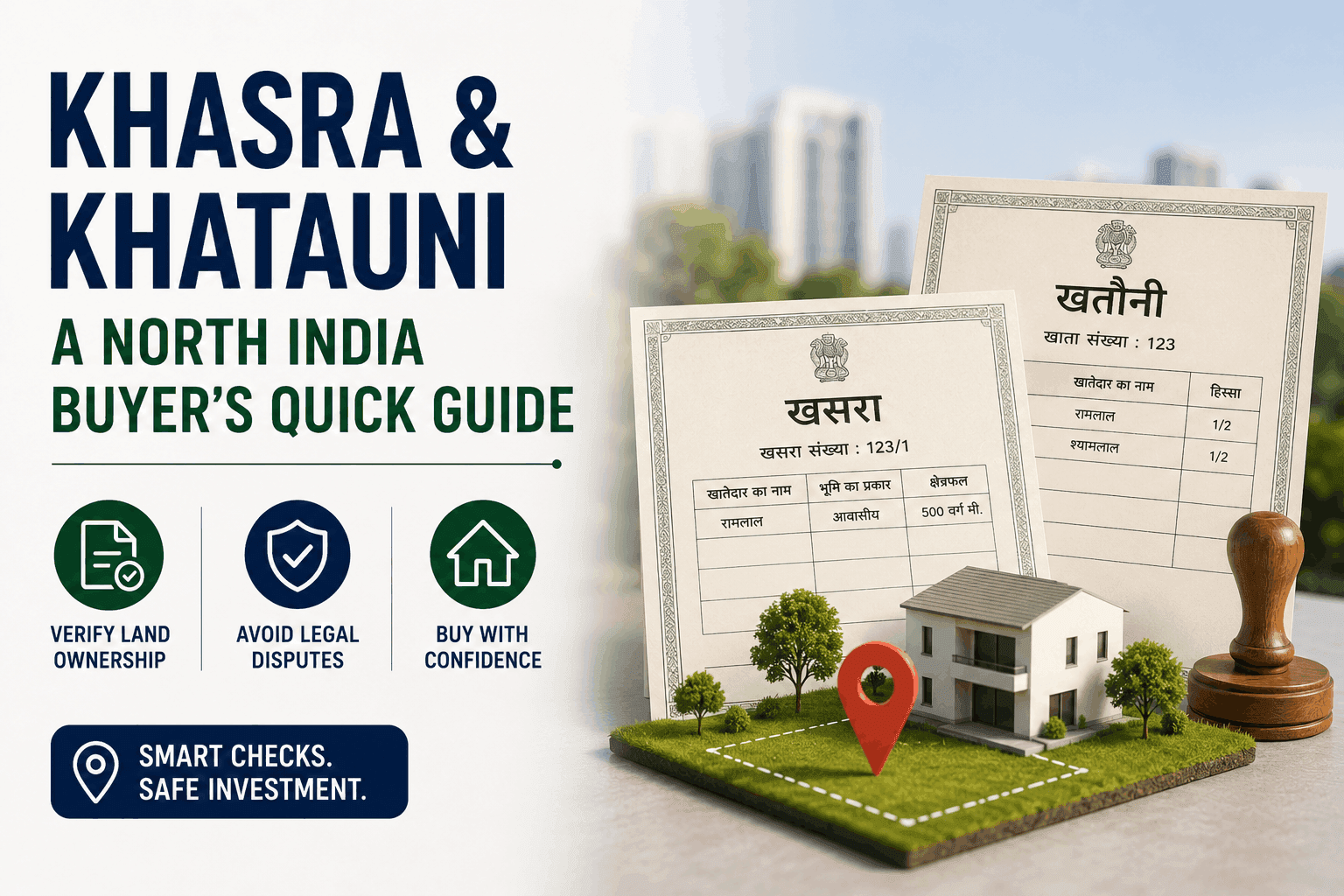 Khasra and Khatauni Records: A North India Buyer's Quick Guide