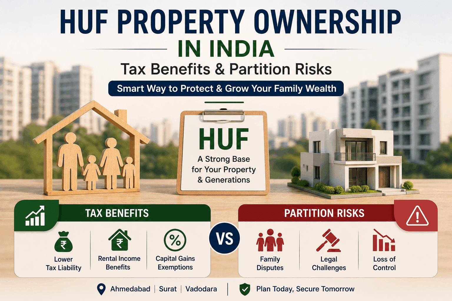 HUF Property Ownership: Tax Benefits & Partition Risks