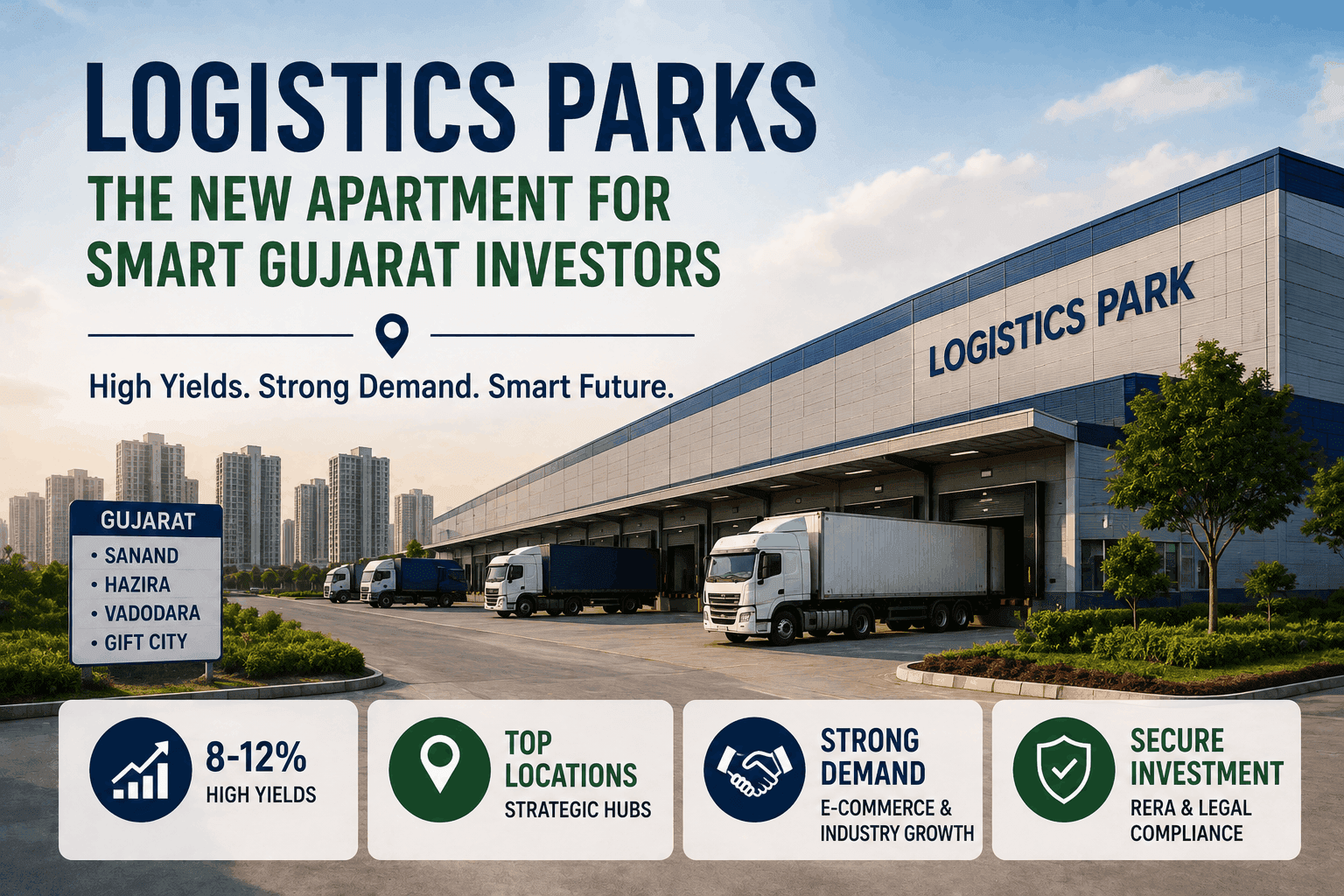 Why Logistics Parks Are the New Apartment for Smart Gujarat Investors