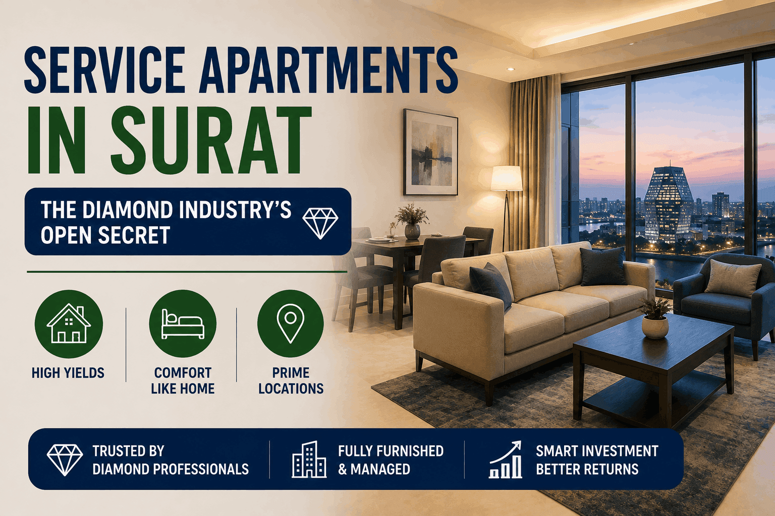 Service Apartments in Surat: The Diamond Industry's Open Secret