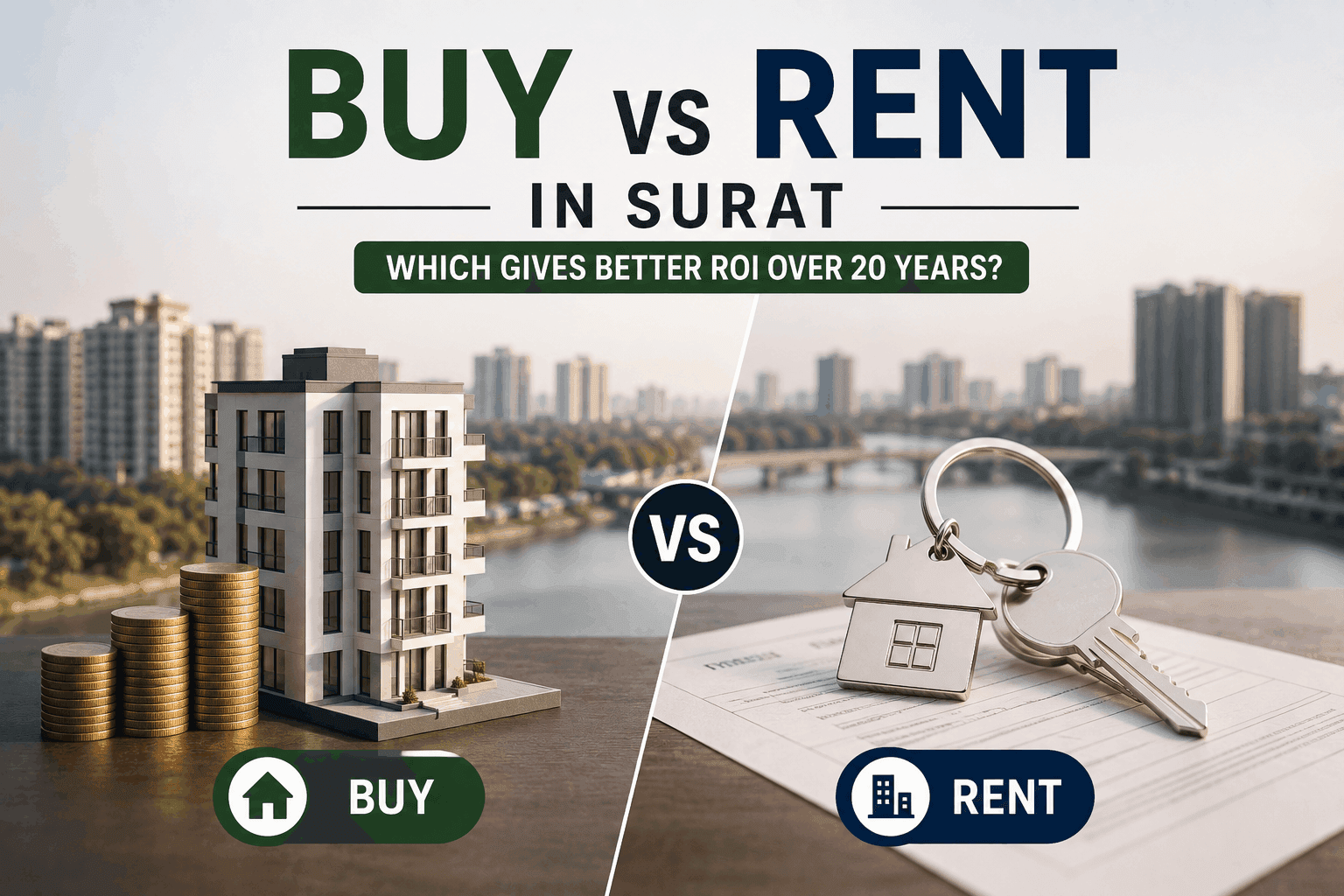The Real ROI of Buying vs Renting in Surat Calculated Honestly