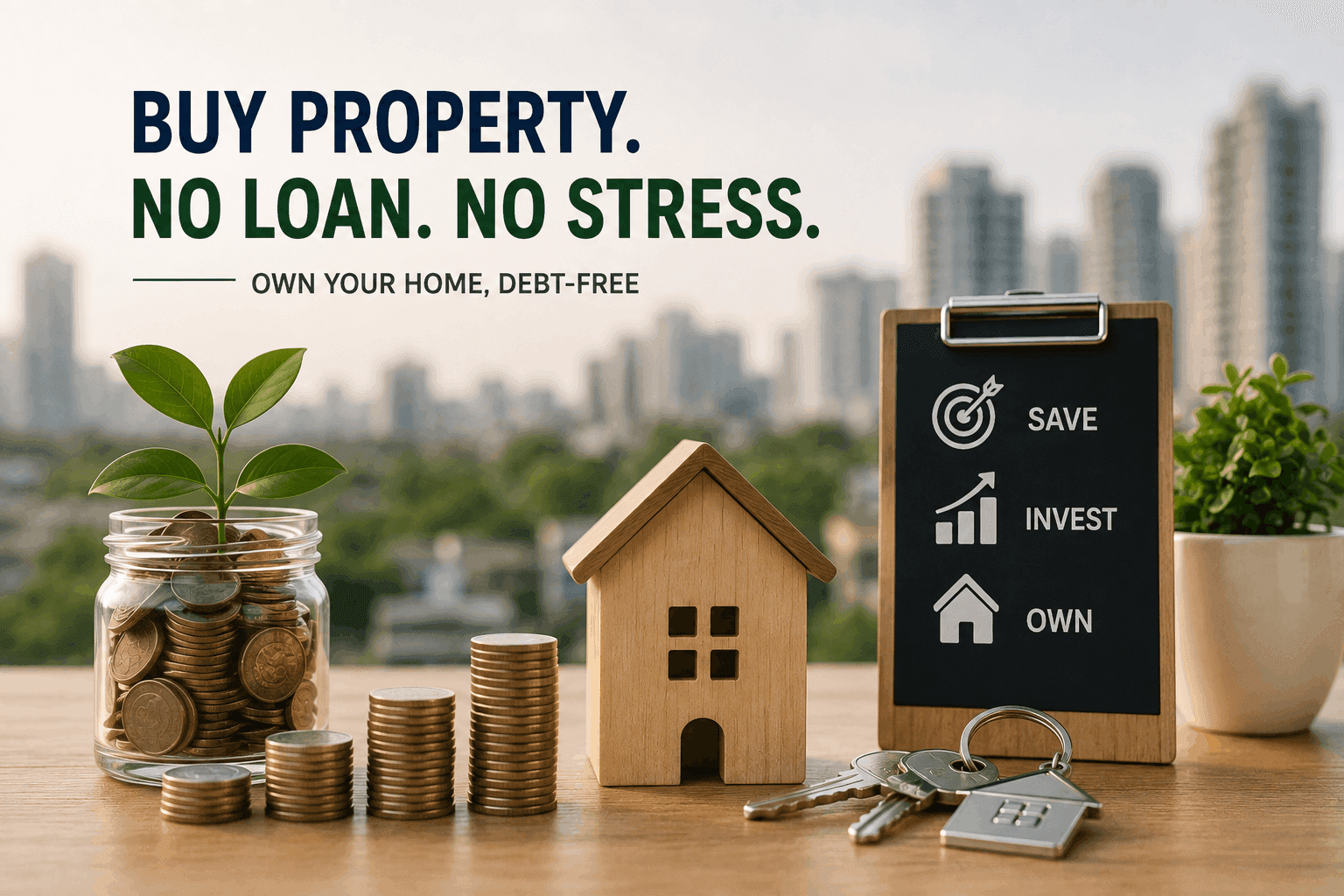 7 Strategies for Buying Property Without a Loan in India