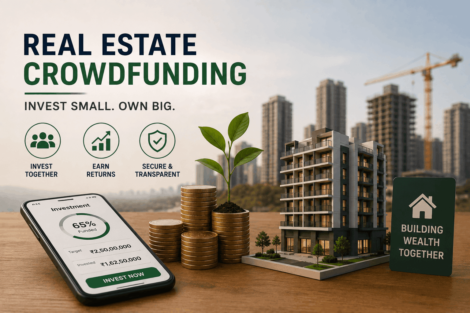 Real Estate Crowdfunding in India 2026: Platforms, Returns & Risks