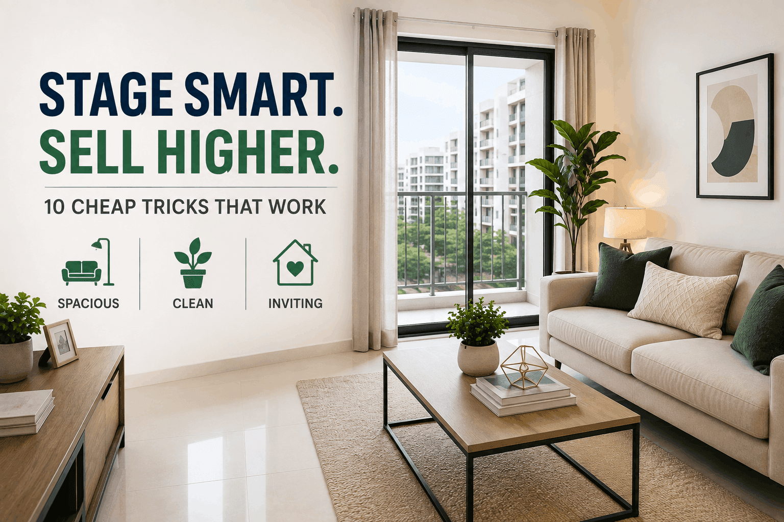 How to Stage Your Apartment for Maximum Sale Price (10 Cheap Tricks)