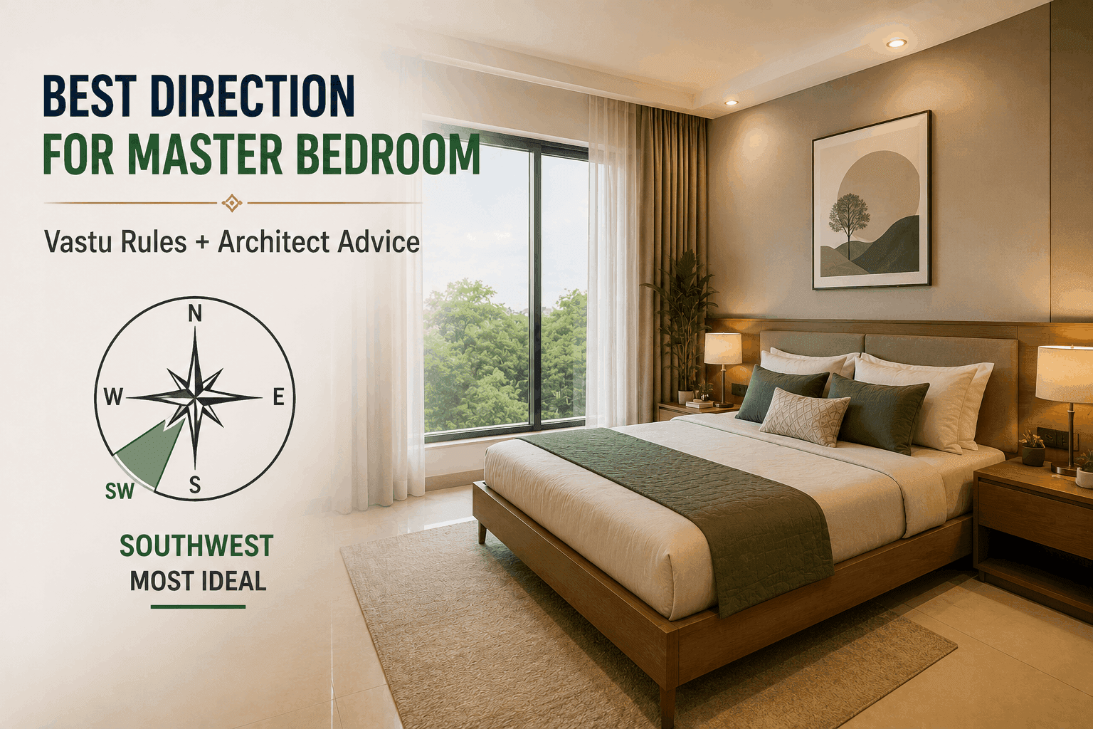 Best Direction for Master Bedroom: Vastu Rules + Architect Advice