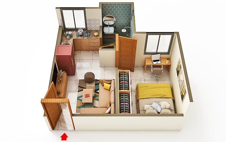 Floor Plan 1 - Tulsi Sahaniwas