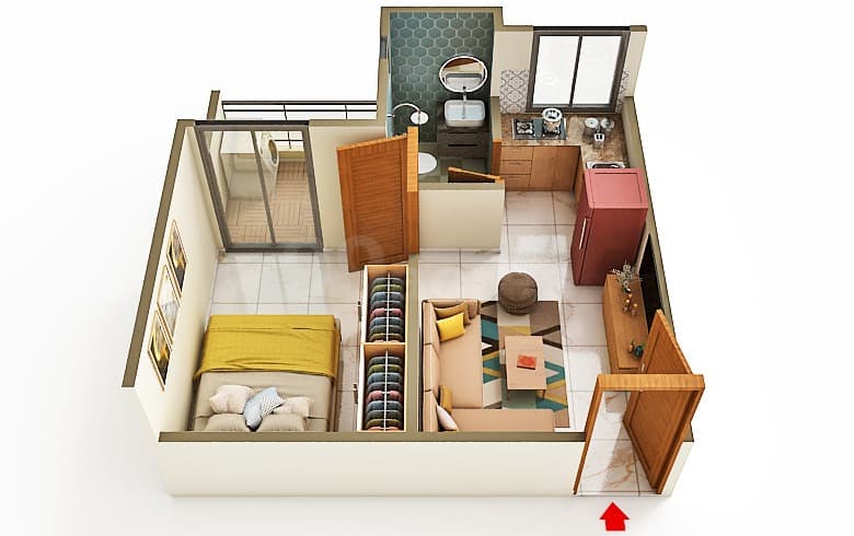 Floor Plan 2 - Tulsi Sahaniwas
