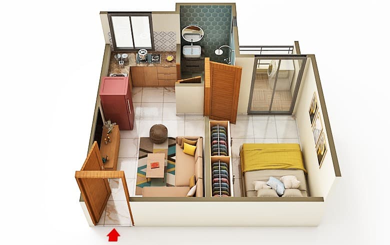 Floor Plan 3 - Tulsi Sahaniwas