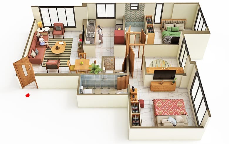 Floor Plan 1 - Anand One