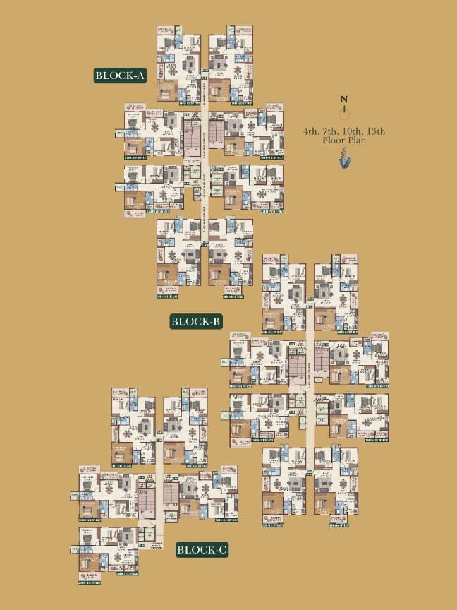 Floor Plan 2 - Vaishno Serene