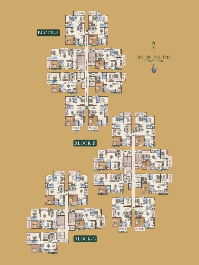 Floor Plan 3 - Vaishno Serene