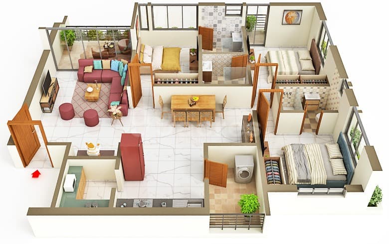 Floor Plan 1 - AC Bel Air