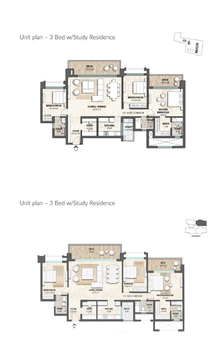 Floor Plan 1 - Lodha Azur
