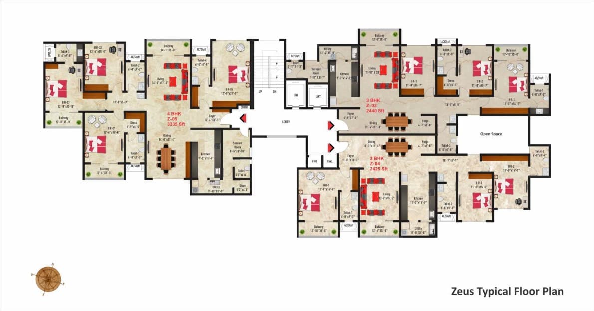 Floor Plan 3 - SNN Raj Spiritua