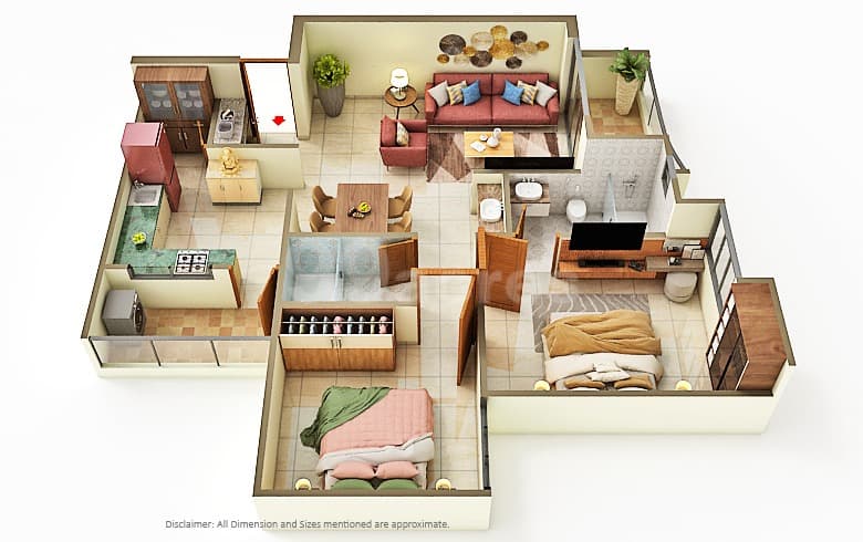 Floor Plan 1 - Kangralkar Landmark Towers