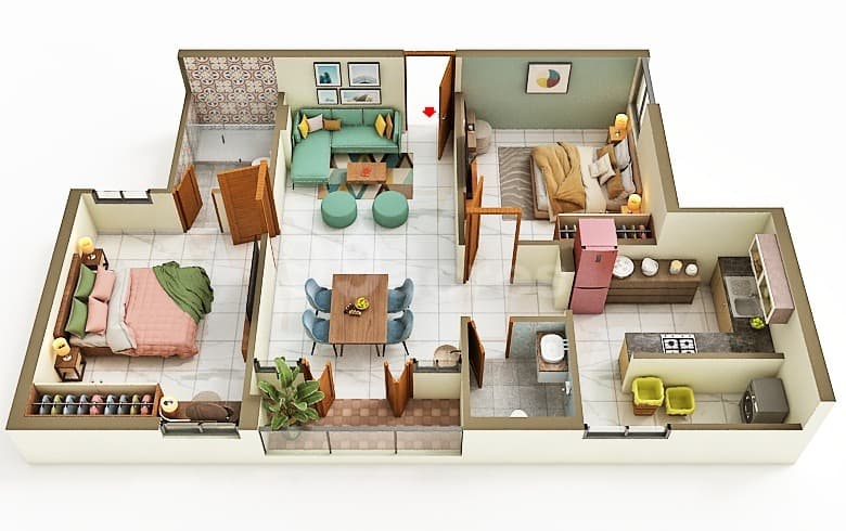 Floor Plan 1 - CINCO The Gardenia