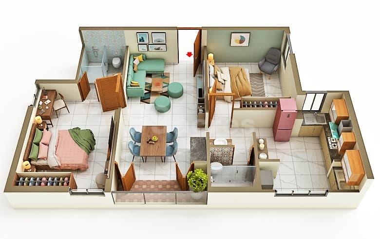 Floor Plan 2 - CINCO The Gardenia
