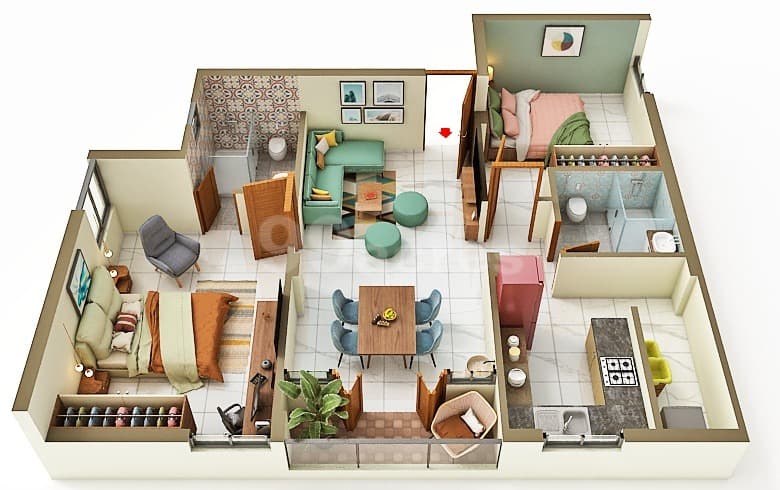 Floor Plan 3 - CINCO The Gardenia