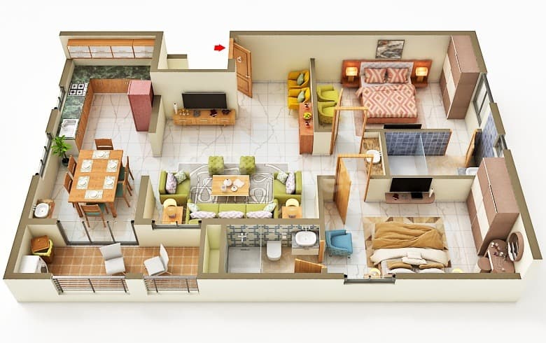 Floor Plan 2 - Blueleaf Grange