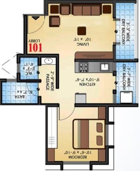 Floor Plan 1 - Taj Citrus Park