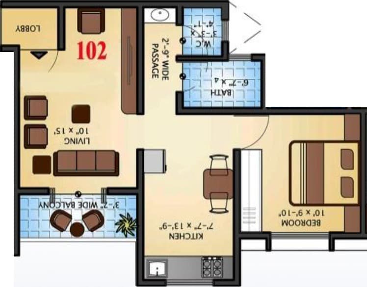 Floor Plan 2 - Taj Citrus Park
