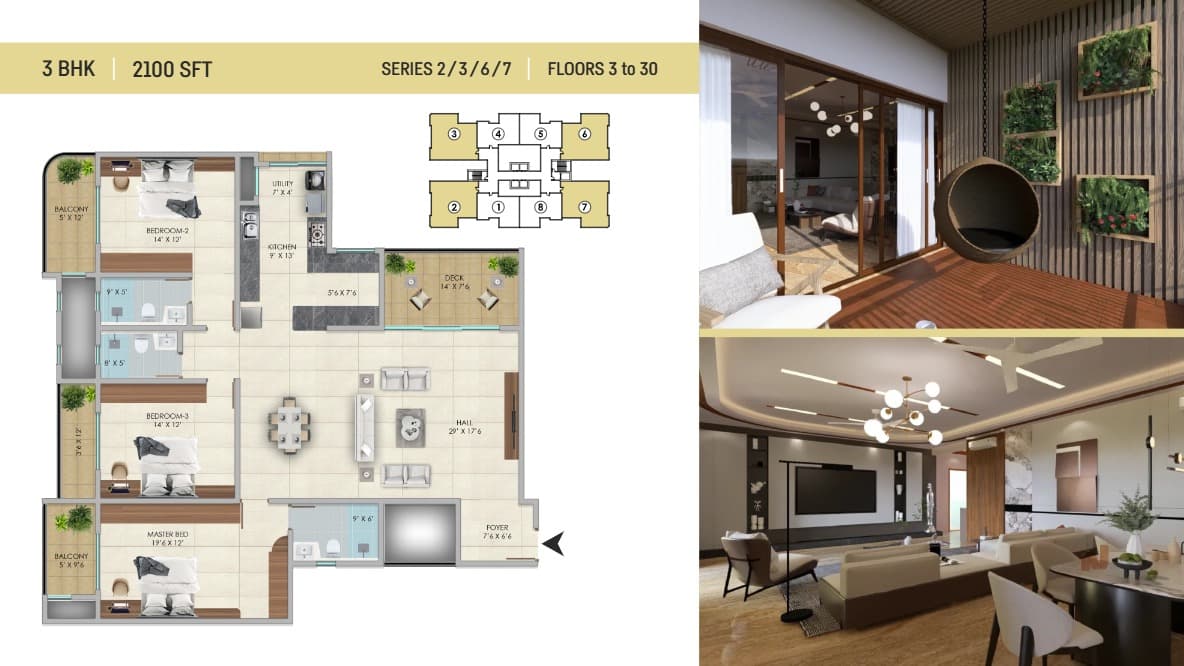 Floor Plan 3 - Grasslands Lakeside