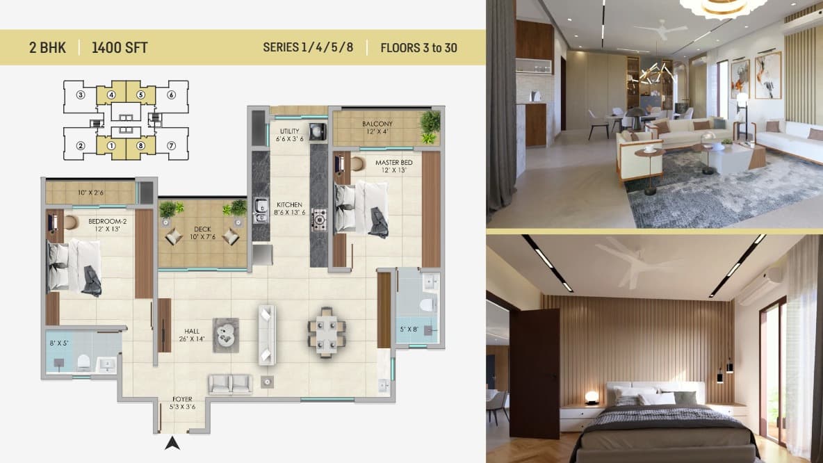 Floor Plan 4 - Grasslands Lakeside