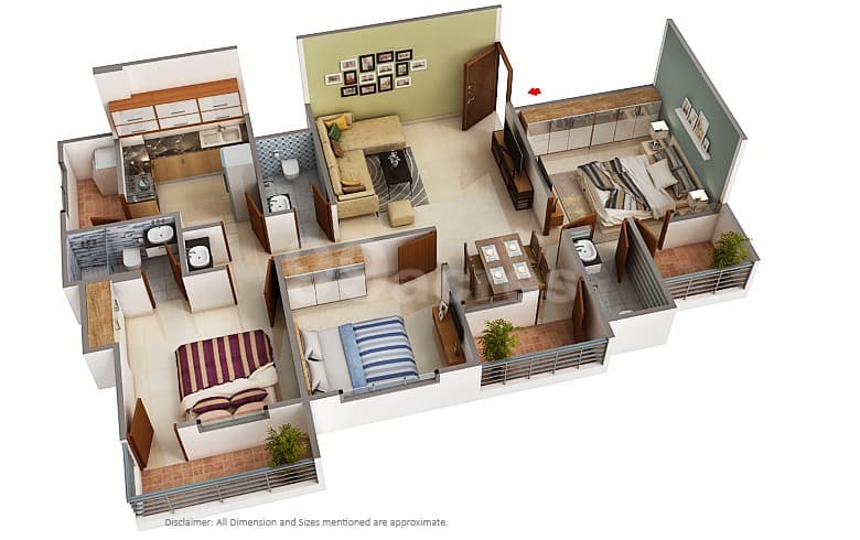 Floor Plan 1 - Khain Aashraya