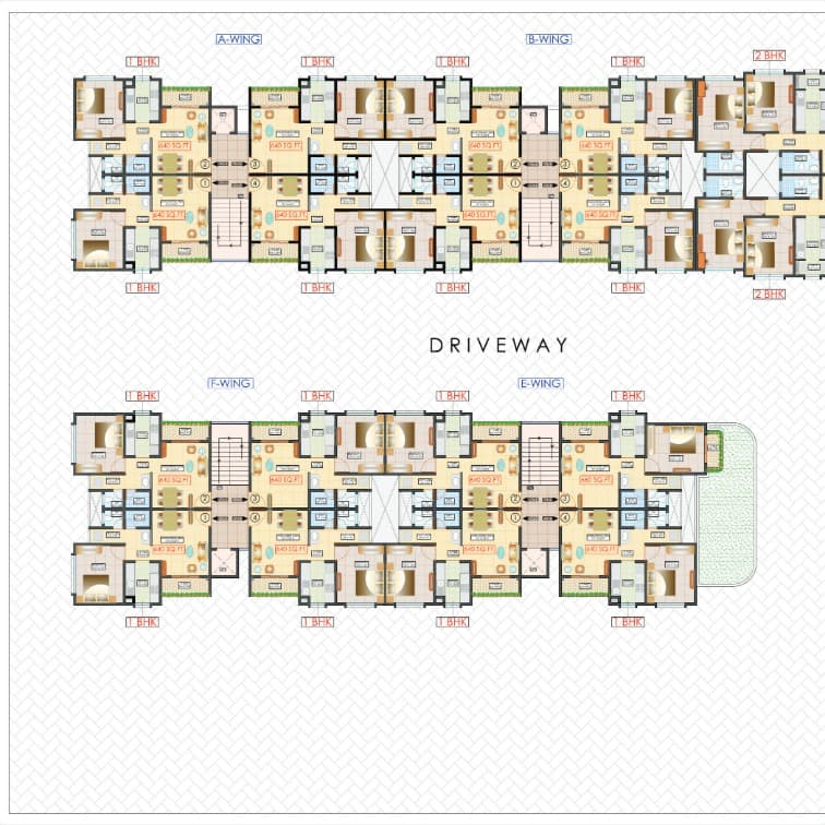 Floor Plan 1 - Sai Radha Nest