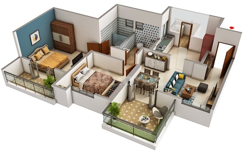 Floor Plan 1 - Harmony Platina