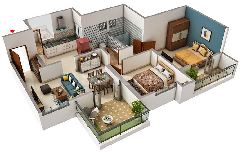 Floor Plan 2 - Harmony Platina