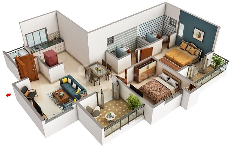 Floor Plan 3 - Harmony Platina