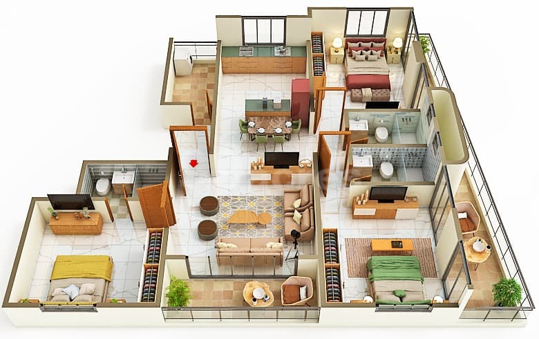 Floor Plan 1 - Rockinfra Onyx