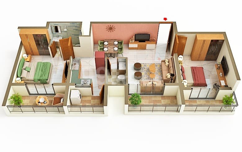 Floor Plan 4 - Nidhi Land White Rose