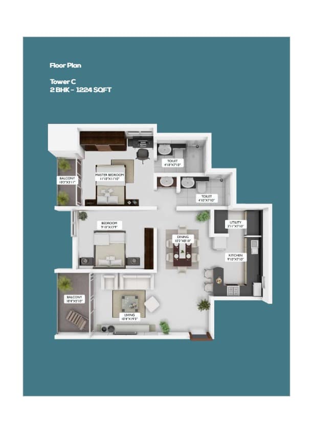 Floor Plan 1 - NorthernSky City