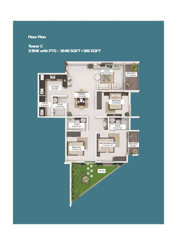 Floor Plan 2 - NorthernSky City