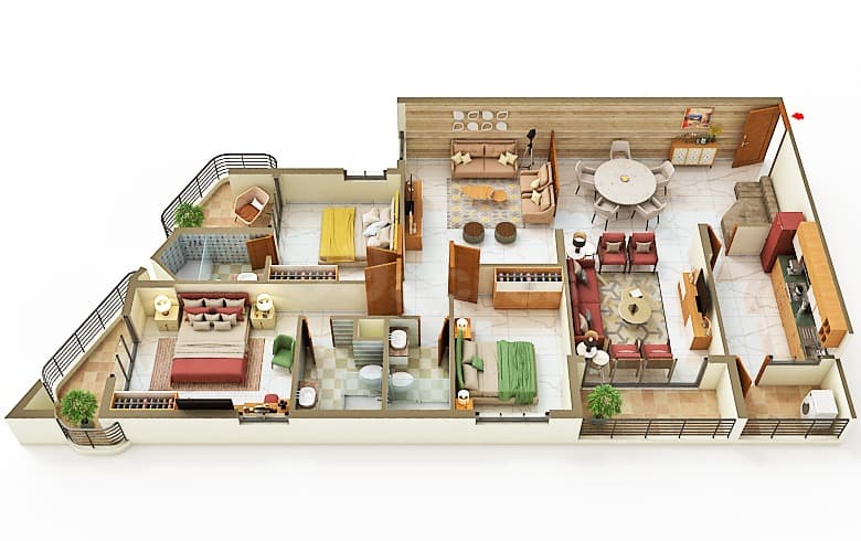 Floor Plan 4 - Bearys Turning Point