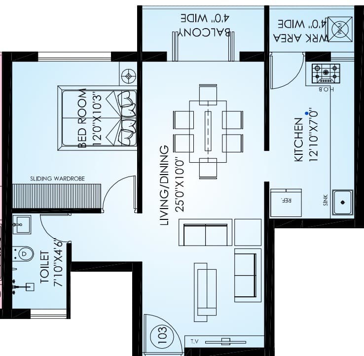 Floor Plan 4 - Bharathi Sowparnika
