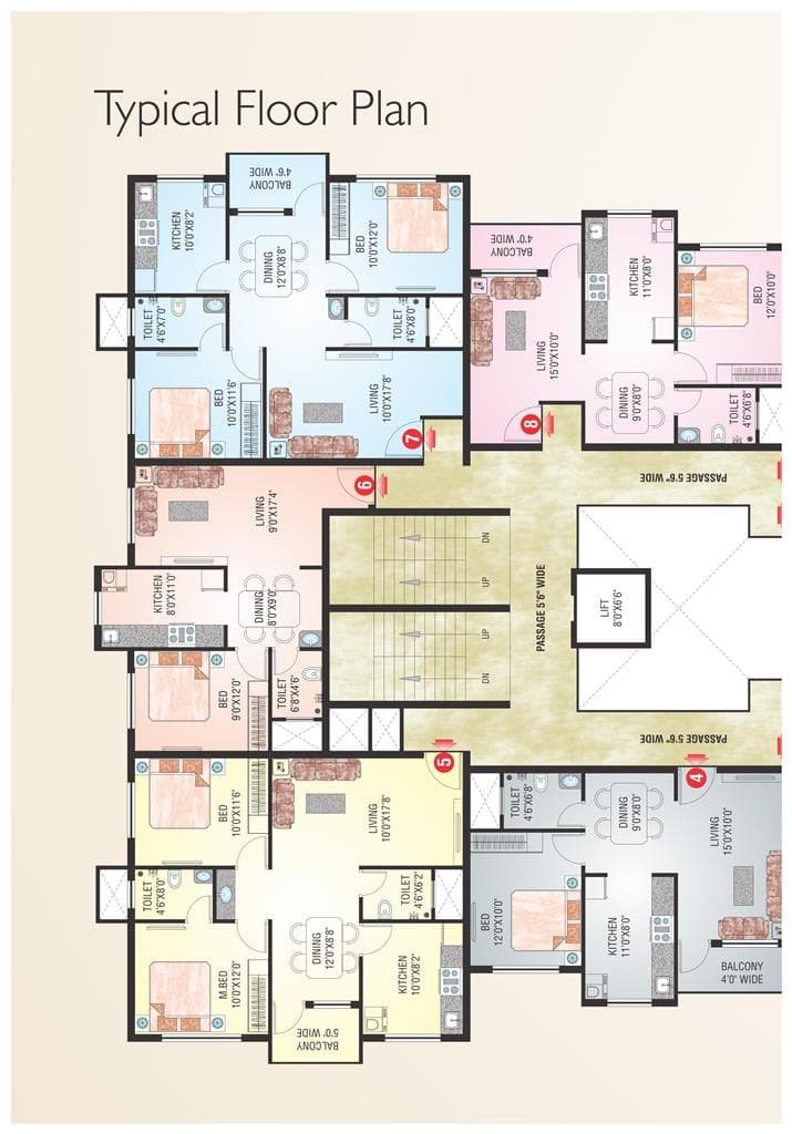 Floor Plan 1 - Sai Matha Garden