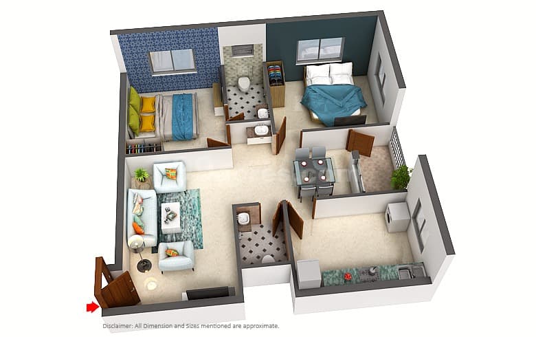 Floor Plan 2 - Sai Matha Garden