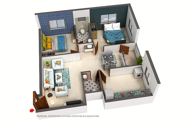 Floor Plan 3 - Sai Matha Garden