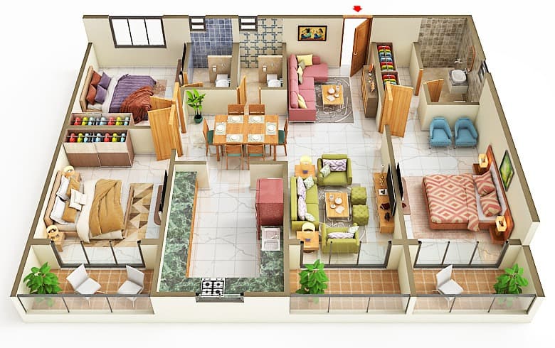 Floor Plan 1 - Udbhav Chinmaya
